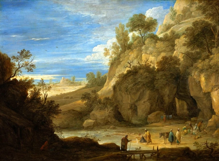 Paesaggio con grotta - National Museum in Warsaw
